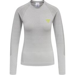 hummel GG12 Seamless Langarm Funktionsshirt Damen alloy melange XXL