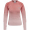 hummel GG12 Seamless Langarm Funktionsshirt Damen aura orange melange XS