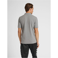 hummel hmlRED Stretch Poloshirt Herren grey melange 3XL