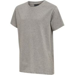 hummel hmlRED Basic T-Shirt Kinder grey melange 116