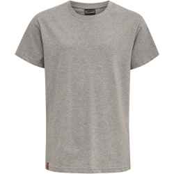 hummel hmlRED Basic T-Shirt Kinder grey melange 116