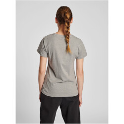 hummel hmlRED Basic T-Shirt Damen grey melange M