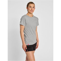 hummel hmlRED Heavy T-Shirt Damen grey melange XXL
