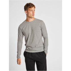 hummel hmlRED Basic Langarmshirt Herren grey melange XXL
