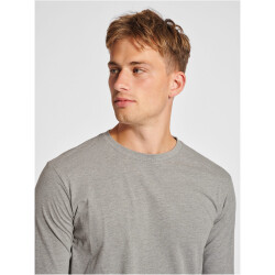 hummel hmlRED Basic Langarmshirt Herren grey melange XXL