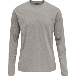 hummel hmlRED Basic Langarmshirt Herren grey melange 3XL