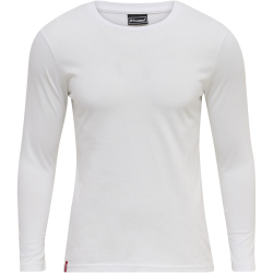 hummel hmlRED Basic Langarmshirt Herren white 3XL