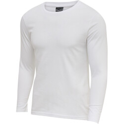 hummel hmlRED Basic Langarmshirt Herren white XL