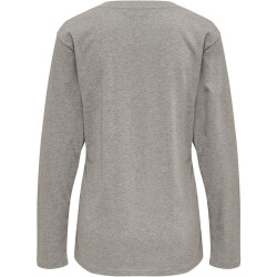 hummel hmlRED Basic Langarmshirt Damen grey melange XXL
