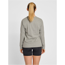 hummel hmlRED Basic Langarmshirt Damen grey melange L