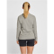 hummel hmlRED Basic Langarmshirt Damen grey melange M
