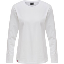 hummel hmlRED Basic Langarmshirt Damen white M