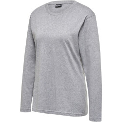 hummel hmlRED Heavy Langarmshirt Damen grey melange L
