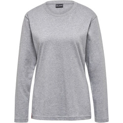 hummel hmlRED Heavy Langarmshirt Damen grey melange L