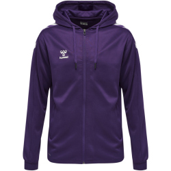 hummel Core XK Poly Kapuzenjacke acai/white 3XL
