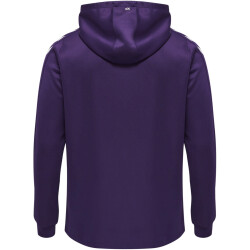 hummel Core XK Poly Kapuzenjacke acai/white M