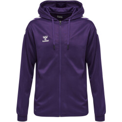 hummel Core XK Poly Kapuzenjacke acai/white M