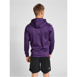 hummel Core XK Poly Kapuzenjacke acai/white M