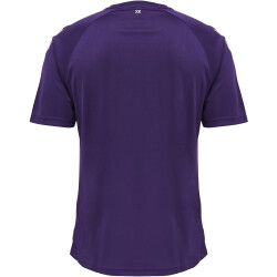 hummel Core XK Poly Trainingsshirt Herren acai/white 3XL