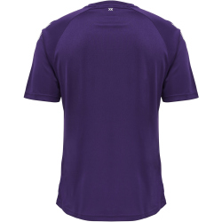 hummel Core XK Poly Trainingsshirt Herren acai/white S