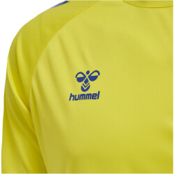 hummel Core XK Poly Trainingsshirt Herren blazing yellow/true blue XXL
