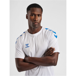 hummel Core XK Poly Trainingsshirt Herren white/true blue 3XL