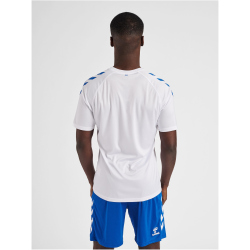 hummel Core XK Poly Trainingsshirt Herren white/true blue M