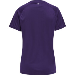 hummel Core XK Poly Trainingsshirt Damen acai/white XXL
