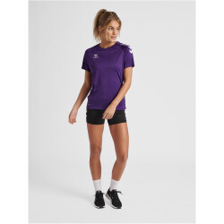 hummel Core XK Poly Trainingsshirt Damen acai/white XXL