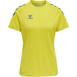 hummel Core XK Poly Trainingsshirt Damen blazing yellow/true blue L