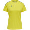 hummel Core XK Poly Trainingsshirt Damen blazing yellow/true blue L