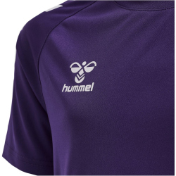 hummel Core XK Poly Trainingsshirt Kinder acai/white 116