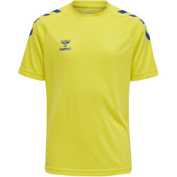 hummel Core XK Poly Trainingsshirt Kinder blazing yellow/true blue 116