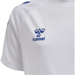 hummel Core XK Poly Trainingsshirt Kinder white/true blue 152