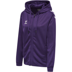 hummel Core XK Poly Kapuzenjacke Damen acai/white XXL