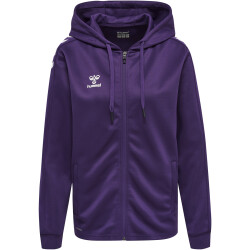 hummel Core XK Poly Kapuzenjacke Damen acai/white XXL