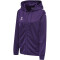 hummel Core XK Poly Kapuzenjacke Damen acai/white XXL