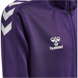 hummel Core XK Poly Trainingsjacke Kinder acai/white 116