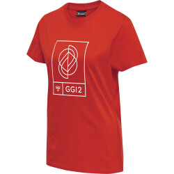 hummel GG12 Freizeitshirt Damen cherry tomato XXL