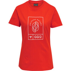 hummel GG12 Freizeitshirt Damen cherry tomato XXL