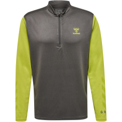 hummel Ongrid 1/2-Zip Trainings-Top Herren forged iron/dark citron XXL