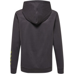 hummel Offgrid Hoodie Kinder forged iron/dark citron 116