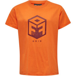 hummel Offgrid Trainingsshirt Kinder rhubarb/nasturtium 116