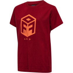 hummel Offgrid Trainingsshirt Kinder nasturtium/rhubarb 116