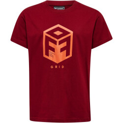 hummel Offgrid Trainingsshirt Kinder nasturtium/rhubarb 116