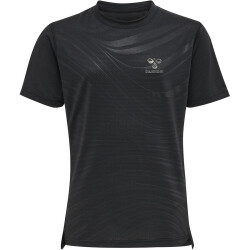 hummel Offgrid Trainingsshirt Kinder jet black/forged iron 116