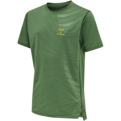hummel Offgrid Trainingsshirt Kinder myrtle/dark citron 116