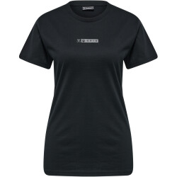 hummel Offgrid Trainingsshirt Damen jet black/forged iron XXL