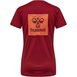 hummel Offgrid Trainingsshirt Damen rhubarb/nasturtium L