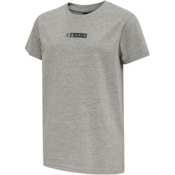 hummel Offgrid T-Shirt Kinder grey melange/forged iron 116